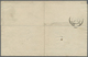 Br Frankreich - Portomarken: 1859, 10 C Black Single Franking Cancelled 4.JAN.1859 On Folded Local Lett - 1859-1959 Brieven & Documenten