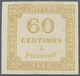 * Frankreich - Portomarken: 1871, 60 C. Yellow-brown, Fresh Colors, On All Sides Having Wide Margins, - 1859-1959 Briefe & Dokumente