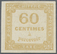 * Frankreich - Portomarken: 1871, 60 C. Yellow-brown, Fresh Colors, On All Sides Having Wide Margins, - 1859-1959 Lettres & Documents