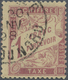 O Frankreich - Portomarken: 1896, Portomarke 1 Fr. Lilakarmin Auf Gelblich Mit Sauberen Rundstempel, S - 1859-1959 Lettres & Documents