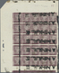 (*) Frankreich - Portomarken: 1898. Part Sheet Of 25 "50c Violet" (type I), Imperforate, Double Print, M - 1859-1959 Brieven & Documenten