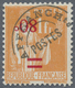 * Frankreich - Vorausentwertungen: 1937, 80 C. On 1 Fr. Orange With Inverted Overprint Unused, Signed. - Autres & Non Classés