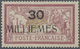 * Französische Post In Ägypten - Port Said: 1921, Local Overprint, 30m. On 1fr. Red/olive, Fresh Colou - Autres & Non Classés