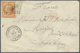Br Französische Post In China: 1860. Envelope Addressed To France Bearing French Napoleon Yvert 16, 40c - Autres & Non Classés