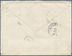 Br Französische Post In Der Levante: 1884,1885, Two Letters From "MERSINA TURQUIE-DÁSIE" And "BEYROUTHE - Autres & Non Classés