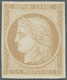 * Französische Kolonien - Allgemeine Ausgabe: 1871, Ceres 10 C. Light Brown As Unused Item With Gum, G - Andere & Zonder Classificatie