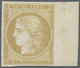 * Französische Kolonien - Allgemeine Ausgabe: 1872/77, 10 C. Yellow-brown, Full To Wide Margins With R - Andere & Zonder Classificatie