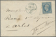 Br Frankreich - Stempel: 1863, PARIS (60) M (Assemblee Nationale), 12.AVRIL 63, Along With Losange "M" - 1877-1920: Semi Modern Period