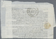 Br Frankreich - Ballonpost: 1870, 15 Oct, Ballon Monte Lettersheet (separated In Two Parts), Printed Ci - 1960-.... Covers & Documents