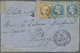 Frankreich - Ballonpost: 1870, Ceres 10 C + Napoleon 20 C Im Paar Auf Couvert "par Ballon Monte" Nac - 1960-.... Lettres & Documents