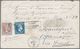 Br Griechenland: 1866, Cover Bearing 20 L. Blue On Blueish And 40 L. Lilac Red On Lilac Grey Tied By "1 - Brieven En Documenten