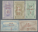 * Griechenland: 1900, Postage Stamps: Five Values Of The Issue To The Reintroduction Of The Olympic Ga - Lettres & Documents