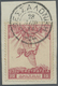 Brfst Griechenland: 1913, 10 Dr Rose Postage Stamp For New Greece Cancelled With Double Circle On Piece, S - Lettres & Documents