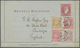 GA Griechenland - Ganzsachen: 1897. Large Hermes Postal Stationery Letter Card 20l Scarlet Upgraded Wit - Entiers Postaux