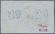 O Griechenland - Stempel: 1870 Ca., "105" In Diamonds Foreign Post Office "ARTA" (Turkey) On Pair 20 L - Marcophilie - EMA (Empreintes Machines)