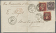 Br Großbritannien: 1864. Envelope Addressed To Algeria, North Africa Bearing SG 43, 1d Rose (2) And SG - Autres & Non Classés