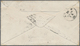 Br Großbritannien: 1866. Envelope (fox Spots) Addressed To Switzerland Bearing SG 44, 1d Rose And SG 94 - Autres & Non Classés