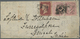 Br Großbritannien: 1859/1861 Two Covers To India Both Franked 1855-57 4d. Rose-carmine Horiz. Pair Plus - Autres & Non Classés