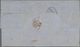 Br Großbritannien: 1873, A Stripe Of FOUR Of QV 6 D Deep-grey Plate 15 On Folded Entire Letter From "MA - Autres & Non Classés