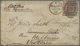 Delcampe - Br/Brfst Großbritannien: 1869/1870, Two Covers And One Cover Front Bearing QV 10d. Red-brown Used From Chelte - Autres & Non Classés