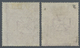 O Großbritannien: 1867/1874, 5s. Pale Rose, Wm. Maltese Cross, Two Copies Plate 1 And 2, Well Perforat - Autres & Non Classés