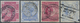 O Großbritannien: 1883/1902, QV 5 Sh., 10 Sh. Resp. KEVII 5 Sh. 10 Sh. (paled), Clean Used, Two With P - Autres & Non Classés