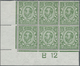 **/* Großbritannien: 1912, ½d. Green, Wm Multiple Cypher, Reversed Watermark, Marginal Block Of Six From - Autres & Non Classés