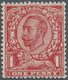 * Großbritannien: 1912, 1d. Scarlet, Wm Multiple Cypher, Watermark Sideways And "No Cross On Crown", M - Autres & Non Classés