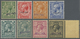 **/* Großbritannien: 1912/1913, KGV Simple Cypher, "Specimen" Overprints (various Types), ½d., 1d. (doubl - Sonstige & Ohne Zuordnung