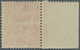 ** Großbritannien: 1913/1918, 1d. Scarlet-vermilion, Left Marginal Copy Showing Variety "printed On Bac - Autres & Non Classés