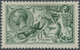 ** Großbritannien: 1913, 1 Pound Green King George IV. Mint Never Hinged (tiny Matt Spot), Mi 4.000.-, - Autres & Non Classés