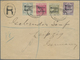 Br Britische Post In Marokko: 1906, Registered Letter With 10 And 20 Cent. QV And 5 Nad 50 Centimos Edw - Autres & Non Classés