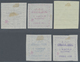 (*) Britische Post In Der Türkei: Long Island: 1916, Typwritten 1/2 D. On Pale Green Paper And Typwritte - Other & Unclassified