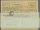 Br Britische Militärpost II. WK: 1948, "B. A. ERITREA" KGVI 10 Sh., 2x 2Sh50C And 75 C On Franked Teleg - Andere & Zonder Classificatie