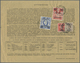 Br Britische Militärpost II. WK: 1948, "B. A. ERITREA" KGVI 10 Sh., 5 Sh., 40 C And 25 C On Franked Tel - Autres & Non Classés