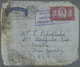 GA Großbritannien - Ganzsachen: 1954 (22./23..12.), GREAT BRITAIN: Four Heavy Burnt Airletters And One - 1840 Enveloppes Mulready