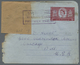 Delcampe - GA Großbritannien - Ganzsachen: 1954 (22./23..12.), GREAT BRITAIN: Four Heavy Burnt Airletters And One - 1840 Mulready Omslagen En Postblad