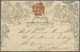 GA Großbritannien - Ganzsachen: 1840, Mulready Cover "A150" With Red Maltese Cross From Norwood To Blac - 1840 Enveloppes Mulready