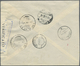 Br Ionische Inseln: 1942. Registered Envelope Addressed To Ithaca Bearing Italian Occupation SG 6, 50c - Ionische Eilanden