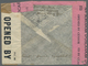 Br Irland - Besonderheiten: 1940. Air Mail Envelope Addressed To Cork, Ireland Bearing SG 146, 15c Scar - Autres & Non Classés