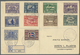 Br Island: 1930, Allthing, All 16 Values On 2 Registered Letters, Mi. For Used 850,- € - Other & Unclassified