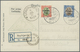 Island: 1931, Zeppelin 30 A. And 1 Kr. Tied By Cds. "REYKJAWIK 30.VI.31" To Registered Card With Zep - Autres & Non Classés