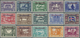 ** Island - Dienstmarken: 1930, Allthing, Overprint Issue, 3a. To 10kr., Complete Set Of 16 Values (inc - Service