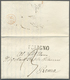 Br Italien - Vorphilatelie: 1851, "FOLIGNO" L1 On Two Complete, Taxed Letters To Rome, Both With Red C2 - ...-1850 Préphilatélie