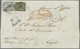 Br Italien - Altitalienische Staaten: Kirchenstaat: 1859, 50baj. Light Blue And 2baj. Black On Green (b - Etats Pontificaux