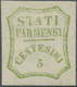 * Italien - Altitalienische Staaten: Parma: 1859, 5c. Yellow-green, Fresh Colour, Large Margins, Mint - Parme