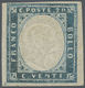 * Italien - Altitalienische Staaten: Sardinien: 1855, 20c Sky Blue "celeste", With Large To Full Margi - Sardaigne