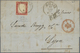 Br Italien - Altitalienische Staaten: Sardinien: 1861/1862: Three Letters Franked With The Fourth Emiss - Sardinien