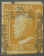 O Italien - Altitalienische Staaten: Sizilien: 1859 King Ferdinand II. ½g. Orange, Used With The Ornam - Sicilië