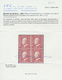 /* Italien - Altitalienische Staaten: Sizilien: 1859: 5 Gr. Red, 2nd Plate, Mint Block Of Four, Certifi - Sicilië